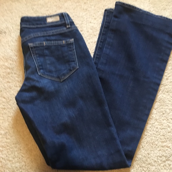 Paige Laurel Canyon Jean Bootcut Stretch Dark Wash - Picture 5 of 7